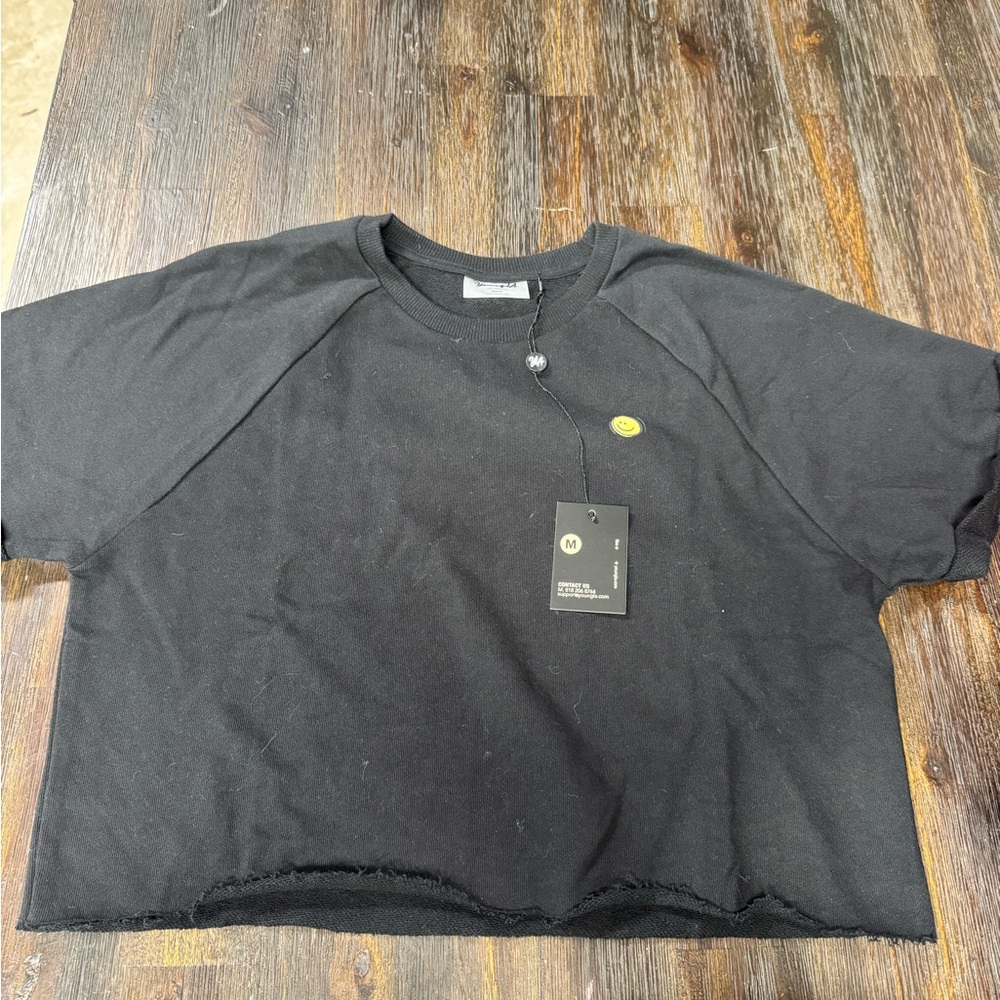 YoungLA cropped sweater short sleeve